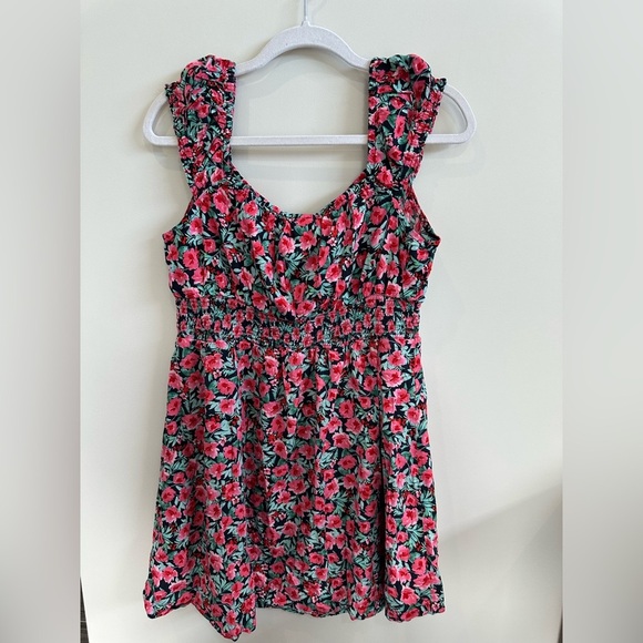 Old Navy Pink and Green Floral Dress Large NWOT - Picture 9 of 9